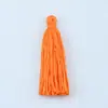 Hilo de punto de cruz de colores con extremos de borla, borlas tejidas a mano, marcapáginas, accesorios para ropa y bolsos - directamente de fábrica