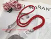 Colar 6mm Totalmente Diamantado Fivela Dupla Cordão Fino Feminino ins Moda Simples Luxo Leve Estilo Pequeno Cheiroso Corrente para Celular Colar Longo
