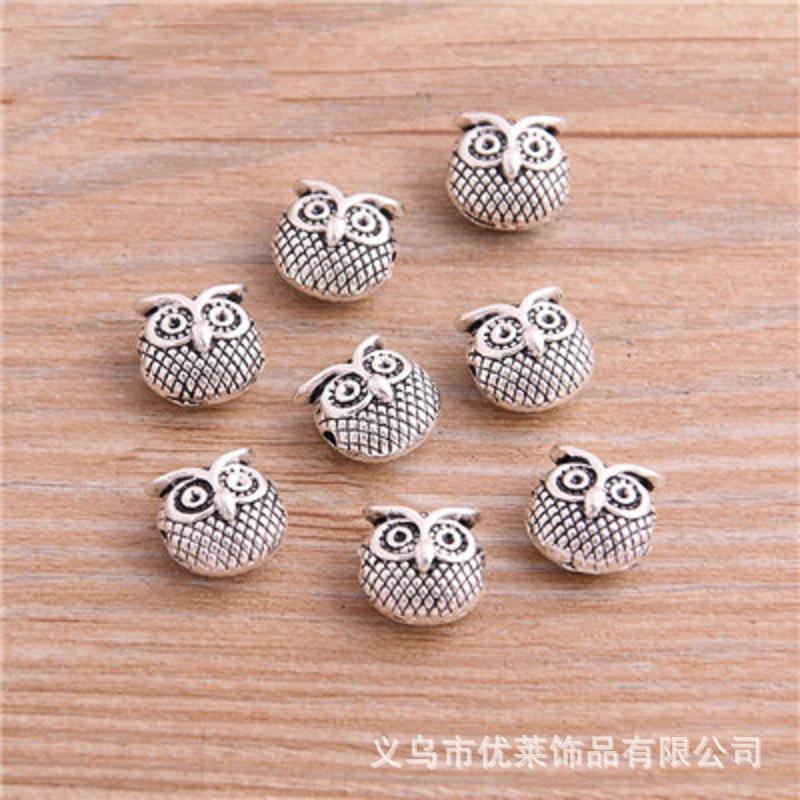 8pcs-11-11mm-Two-Color-Owl-Bea