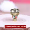 Accesorios de cuentas budistas: Accesorios para pulsera de 108 cuentas, cabeza de torre de plata del Tíbet, cabeza de Buda de tres vías, cuentas de oración Bodhi Vajra, cuentas de pedrería, cuentas sueltas, cuentas redondas