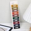 Pasador Corea del Sur simple BB clip clip superior clip lateral ins clip para flequillo tocado cuchara trasera niña macaron pasador