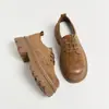 9361 Sapatos JK Japonês de Cano Baixo com Três Furos, Solado Grosso, Aumentadores de Altura, Estilo College, Estilo Britânico, Cadarço 1461 Sapatos Pequenos de Couro para Mulheres