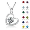 Colar feminino com pingente de clavícula Love Love, prata esterlina 925, 1 ct, comércio exterior, moissanite, all-match, design de nicho