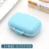 Caja de Pastillas de Paja de Trigo de 8 Compartimentos Mini Portátil Transparente a Prueba de Polvo Caja de Pastillas de Gran Capacidad Caja de Almacenamiento de Pastillas para Una Semana