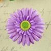 Venta directa de fábrica tela brillante para la playa cabeza de flor de gerbera flor girasol playa bohemio pasador accesorios para el cabello