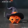 Chapéu Mágico de Halloween Transfronteiriço Enfeites de Cabeça de Abóbora Micro Paisagem Artesanato de Resina Decorações de Festa de Fantasma de Abóbora