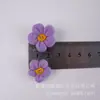 Flor Pequena de Tecido Flor de Lã Crochê à Mão Acessórios de Cabelo Acessórios DIY Acessórios de Roupa Saia Decorações de Flores Pequenas