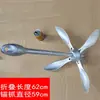 Ancla Plegable Ancla de Barco Bote de Goma Kayak Bote Inflable Pesca Ancla de Acero al Carbono 4 6 8kg