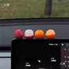 Naranja Grande, Gran Suerte Adornos de Coche de Naranja Pequeña, Decoraciones Naranjas para Pantalla del Tablero del Coche