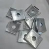 Cartão de instalação de perfil leve em U para gesso acartonado, cartão de suporte de ajuste horizontal 50, acessórios para teto de perfil, cartão serrilhado para fixação de divisória M