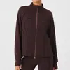 Chaqueta Deportiva Nueva Transfronteriza para Mujer con Cuello Alto, Top de Fitness a Prueba de Viento, Chaqueta de Entrenamiento al Aire Libre para Correr Yoga