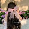 Diadema con lazo de malla de hada, horquilla grande, cinta blanca, pinza para la parte posterior de la cabeza de princesa súper hada, accesorios para el cabello para mujer Mori