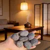 Piedra Volcánica para Jardinería, Piedra Volcánica para Sauna, Bola de Piedra Volcánica a Prueba de Explosiones y Aromaterapia para Estufa de Barbacoa, Guijarros Negros