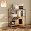 Novo Modelo Rack de Armazenamento de Chão para Sala de Estar Quarto Estilo Japonês Rack de Armazenamento com Eixo Óptico para Cozinha Micro-ondas Rack de Armazenamento para Armazém