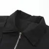 Nueva Colección Otoño/Invierno 2026: Chaqueta de Trabajo de Color Sólido para Hombre, Tendencia y Versátil, Estilo Americano, Cuello Reversible, Corte Holgado, Ropa de Abrigo