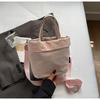 Bolso Cubo de Tela Estilo Nuevo Primavera 2026 para Mujer, Bolso de Mano Casual y Versátil para el Trabajo, Diseño de Nicho, Bolso Cruzado de Gama Alta