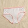Ropa interior para niñas adolescentes, Algodón puro, Color liso, Estilo de dibujos animados, para estudiantes de secundaria y preparatoria, Niñas jóvenes, Calzones triangulares finos