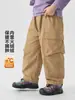 Calça de Caminhada Grossa com Forro de Fleece para Meninos Right Europe 2026 Novo Estilo para Crianças de Meia-Idade e Mais Velhas, Bebês Roupas de Inverno Calças