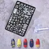 Placa de Estampado para Uñas Transfronteriza Set de Sellos Transferencia de Uñas Salón de Uñas Mismo Estilo Fabricante de Impresión por Transferencia Mayoreo