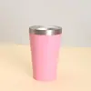 Copo térmico em formato de trompete de aço inoxidável 304 para uso transfronteiriço, copo de café simples de 140ml para casa, escritório, copo de carro portátil