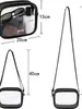 Bolsa Transparente de PVC para Ombro Amazon Cross-Border, Porta-Moedas de Praia Portátil à Prova d'Água, Bolsa Multifuncional para Documentos e Armazenamento