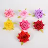 Cabezas de Flores de Rosa de Terciopelo DIY Accesorios para Ropa y Sombreros Accesorios de Flores Artificiales Materiales para Corsage Fotografía del Hogar Graduación Flores Artificiales