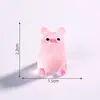 Micro Paisaje Luminoso Dibujos Animados Rosa Mate Cerdo Mengli Decoraciones DIY Bolsa Sorpresa Accesorios Colgantes Adornos Pequeños de Escritorio