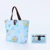 Sacola de Compras Dobrável Ecológica com Impressão Personalizada, Armazenamento Portátil, Brinde Promocional, Bolsa Tote Dobrável de Tecido Oxford