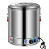 Acero Inoxidable Comercial Eléctrico Agua Caliente Cubo Aislado Gran Capacidad Cocción de Porridge Cocción de Sopa Leche de Soya Salmuera Calentamiento Multipropósito Cubo para Vaporizar