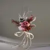 Copas de Champaña de Aspecto Elegante para Bodas y Compromisos Decoradas con Flores Inmortales, Escenas de Brindis de los Recién Casados, Accesorios para Sesiones de Fotos, Artículos Pequeños