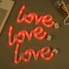 Propuesta de luz de neón LED, placa de luz de amor, luces de colores, diseño de escena de confesión de San Valentín, luces LED adornadas