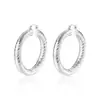 Brincos de Argola Grandes em Tricô de Moda para Mulheres Brincos de Prata Banhados a Ouro Tendência Europeia e Americana Personalidade Ornamentos de Orelha Studs de Luxo Leve
