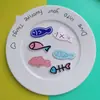 Hueso de pescado lindo de dibujos animados clip para el pelo diy clip para el pelo roto de niña clip divertido de pez pequeño para flequillo material de accesorios para tocado