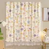 Cortinas de Cinta Mágica, Instalación sin Taladro, Tela Opaca, Cubiertas Sencillas para Ventanas Pequeñas, Cortinas Cortas Autoadhesivas para Apartamentos de Alquiler