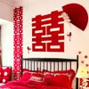 Fondo de Pared para Sala de Estar de Casa Nueva Personaje Grande Alegre Hombres y Mujeres Diseño de Habitación de Boda Novia Hotel Habitación de Boda Decoración suit