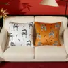 Almofada Decorativa para Sala de Estar Estilo Nórdico de Luxo Almofada de Encosto para Sofá Fronha de Almofada para Mesa de Cabeceira Escritório Capa de Almofada para um Toque de Alto Padrão Almofada de Mesa de Cabeceira