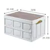 Caja de Regalo Plegable para el Festival de Medio Otoño Estuche de Regalo Caja Organizadora de Almacenamiento Multifuncional Gran Capacidad Caja de Almacenamiento para Acampar al Aire Libre Caja de Volteo