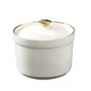 Venta Directa al por Mayor de Fábrica Olla de Cerámica para Estofado, Olla de Estofado Impermeable, Olla de Estofado Doméstica Comercial con Tapa, Olla de Barro para Sopa y Estofado, Olla para Sopa