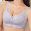 Ropa Interior Nueva Sexy de Encaje Sin Tirantes Cómoda Transpirable Copa de Esponja Suave Push-up Cierre Lateral Sujetador Ajustable