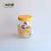 500ml atacado garrafa de desenho animado pote de plástico lanche de feijão dissolvido bola de espinheiro pote selado pote de comida garrafa de plástico transparente pet