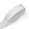 Preto e Branco em estoque faixa elástica de nylon para borda de jaqueta acolchoada 2cm faixa de borda canelada dobra faixa elástica horizontal