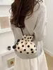 Bolso de Lunares para Mujer, Nuevo Bolso de Hombro y Axila de Moda Trendy para Verano 2026, Bolso Cruzado Tipo Cubo Versátil y Exquisito