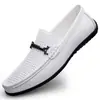 Zapatos de Hombre Transfronterizos, Zapatos de Primavera sin Cordones, Zapatos de Conducir sin Cordones, Mocasines Planos de Primavera, Zapatos Pequeños de Cuero, Zapatos Casuales de Talla Grande