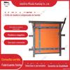 Porta de ar de placa de borracha de bambu com vento reverso, porta de ar de condução de placa de borracha de bambu larga, porta de ar de placa de borracha de bambu Zfm1.6*0.8