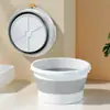 Lavabo Redondo Plegable, Tina Portátil Plegable para Lavandería, 8015
