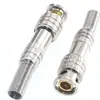 Conector BNC Dourado Sem Solda Estilo Americano para Cabo Coaxial Conector Analógico Pino Central de Cobre Puro Interface Feminina de Monitoramento Q9