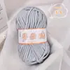 Hilo de Hilo de Hielo de Terciopelo de Nube Tejido a Mano Hilo Grueso DIY Bufanda de Tejido para Bebé Hilo para Cojín de Asiento de Muñeca Hilo para Zapatos de Ganchillo