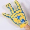 Palma de EVA porristas mano que aplaude accesorios de porristas guantes manga de dedo de espuma ambiente de porristas accesorios para la mano