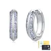 Pendientes Nuevos de Forma de Escalera Completamente Incrustados con Moissanita, Pendientes Simples Versátiles de Plata S925 para Mujer, Venta al por Mayor Directa de Fábrica