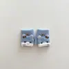 Manoplas Yipan para bebé, diseño de gato lindo de invierno, cálidas y resistentes al frío, con diseño abatible, estilo de cinco dedos, adecuadas tanto para niños como para niñas, guantes de punto de medio dedo